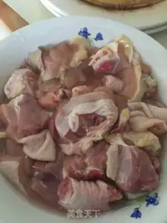 Make Fungus roller chicken rice step 1