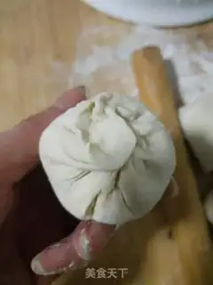 Make Red sugar mushroom bag step 5