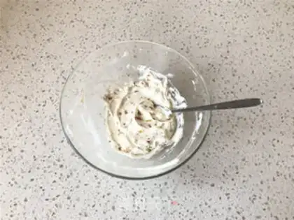 Make A gravy cheese snack step 5