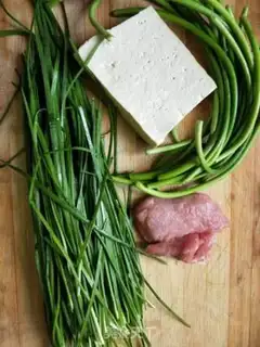 Make A tofu meat bag step 0