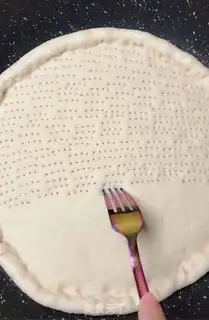 Make Pizza pan step 5