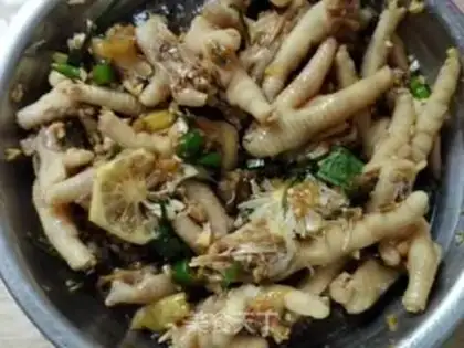 Make Net lemon chicken claw step 4
