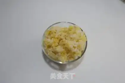 Make Gold sand mushrooms for rice step 1