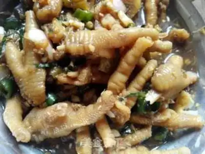 Make Net lemon chicken claw step 6