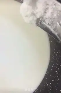 Make Mango milk at the bottom step 3