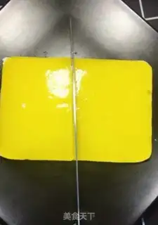 Make Mango milk at the bottom step 7