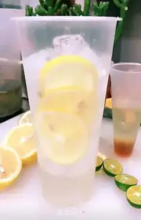 Make Orange lemon tea step 1