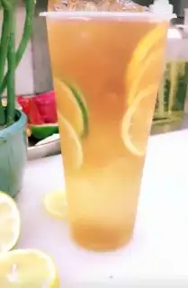 Make Orange lemon tea step 3