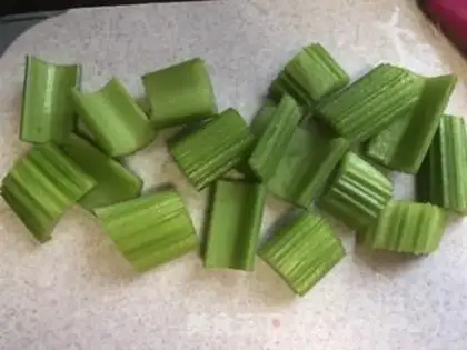 Make Celery melon juice step 1