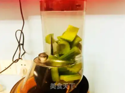 Make Celery melon juice step 6