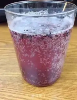Make The ruby blueberry water step 5