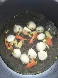 Make Big cabbage tacoball soup step 7