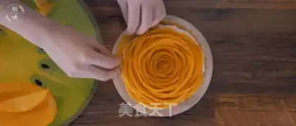 Make The mango blossoms of Brownita step 20