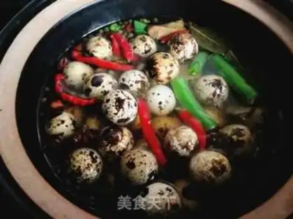 Make The halogenated quail egg step 5