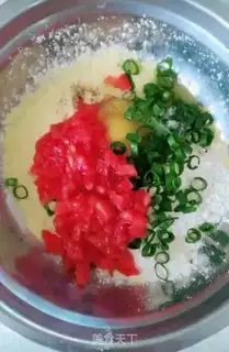 Make Corn pasta eggcake step 2