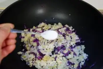 Make Blonde blue, two meters of rice step 5