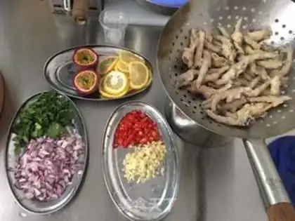 Make Frozen chicken claws step 1