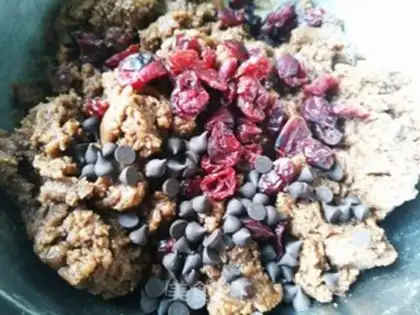 Make Cranberry chocolate waffles step 6