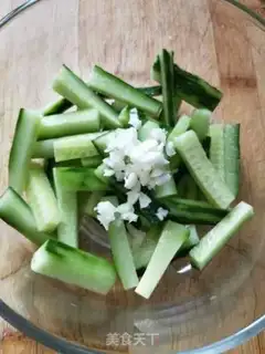 Make Garlic cucumber step 3