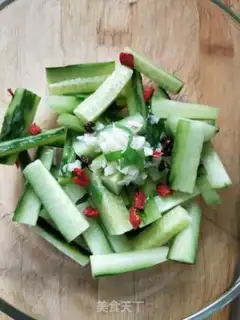 Make Garlic cucumber step 4