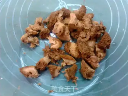Make Monkey mushroom steam chicken step 5