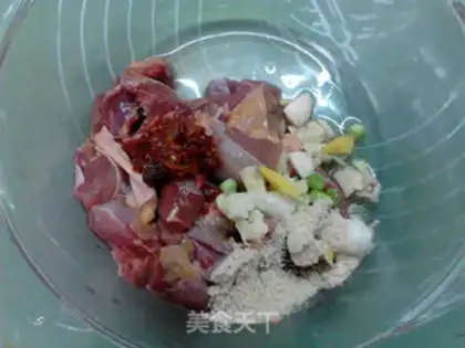 Make Monkey mushroom steam chicken step 7