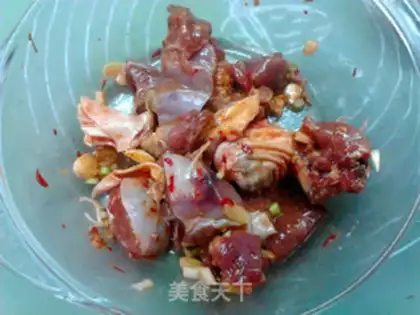 Make Monkey mushroom steam chicken step 9