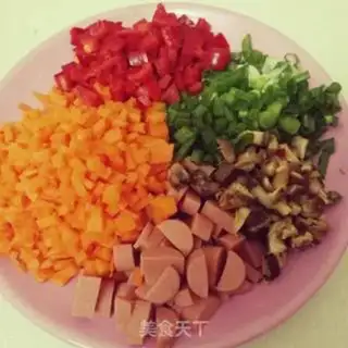 Make Colored fried rice step 0