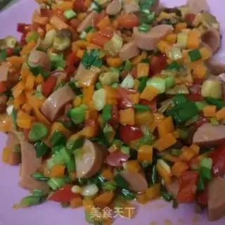 Make Colored fried rice step 3