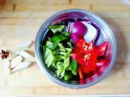 Make Green bean cake step 5