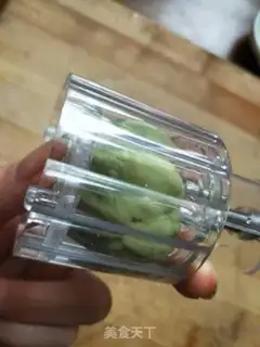 Make Green bean cake step 7