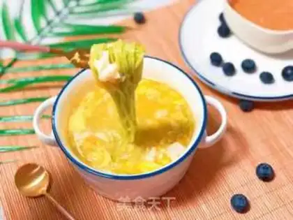 Make Cod egg yolk noodles step 14