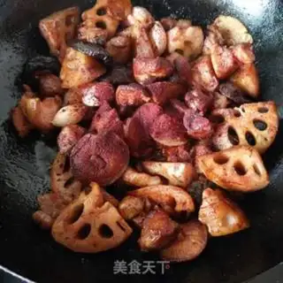 Make Red elbows burning meat step 7