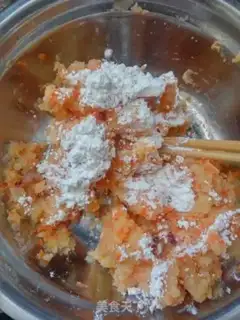 Make Chicken and vegetable potatoes step 5