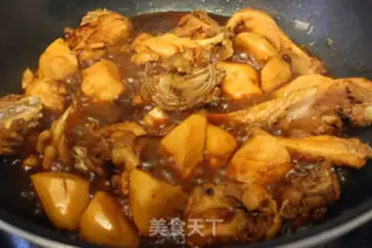 Make Potato chicken step 6