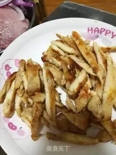Make Chicken chop onions step 3