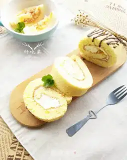 Make Original cream cake roll step 16