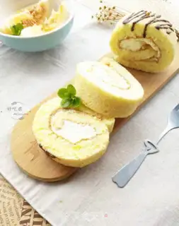 Make Original cream cake roll step 17