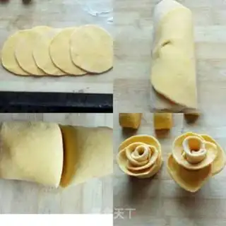 Make Milky roses step 4