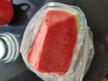 Make "Summer drink" iced watermelon juice step 0
