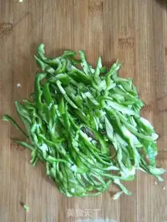 Make Cream pepper fried beans step 1