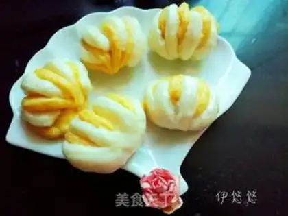 Make Two colored rolls step 15