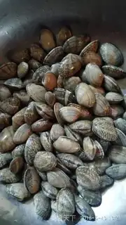 Make Fry clams step 1