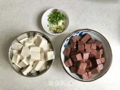 Make Duck tofu step 0