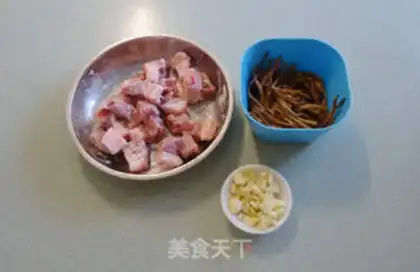 Make Gold needle mushroom vapouring ribs step 1