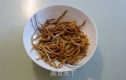 Make Gold needle mushroom vapouring ribs step 2