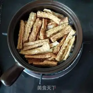 Make Fried fish scabs step 7