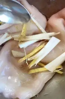 Make Squid rice step 1