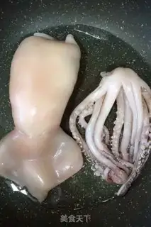 Make Squid rice step 3