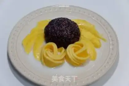 Make Coconut mango rice step 6